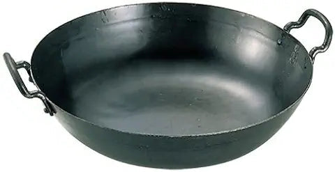 Yamada 30cm Iron Tempura Pan - Premium Quality for Perfect Frying