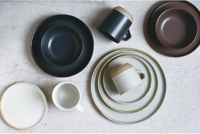 KINTO   Clk-151 250mm Black Plate - Microwave & Dishwasher Safe