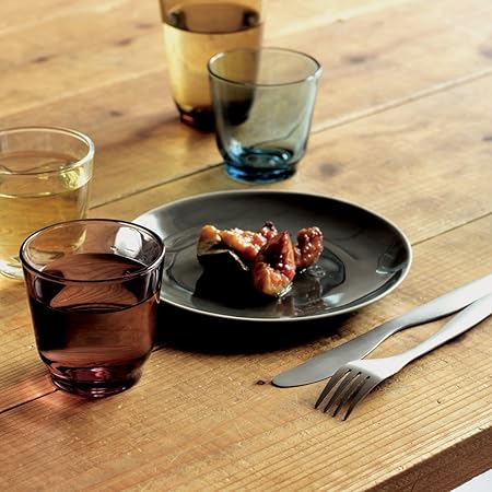 KINTO Glass Hibi Tumbler 220ml Brown - Durable and Stylish Drinkware