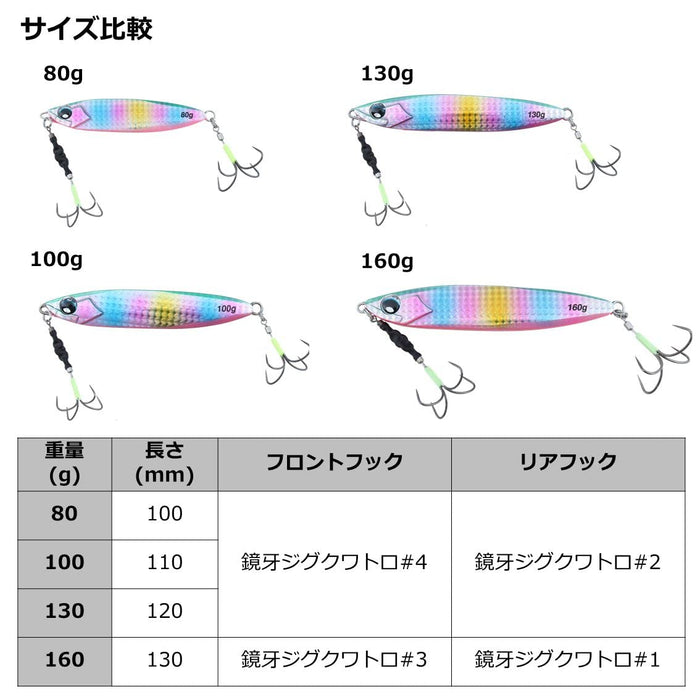 Daiwa Kyoga Zigoo H 80G 100Mm Hook Mg Double Olekin-Kiichin - The #1 Place for Japanese Goods in Your Hand!
