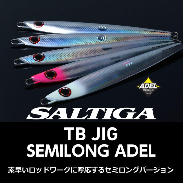 Daiwa Saltiga Semi-Long Jig Adele 200G Parallel Silver-Kiichin - The #1 Place for Japanese Goods in Your Hand!