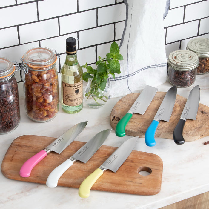 Endo Shoji Tkg-Pro Santoku Knife White Molybdenum Vanadium Steel Japan-Kiichin - The #1 Place for Japanese Goods in Your Hand!