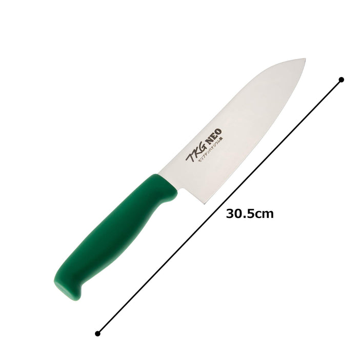 Endo Shoji Professional Santoku Knife 17cm Green Tkg-Neo Color ATK8205-Kiichin - The #1 Place for Japanese Goods in Your Hand!