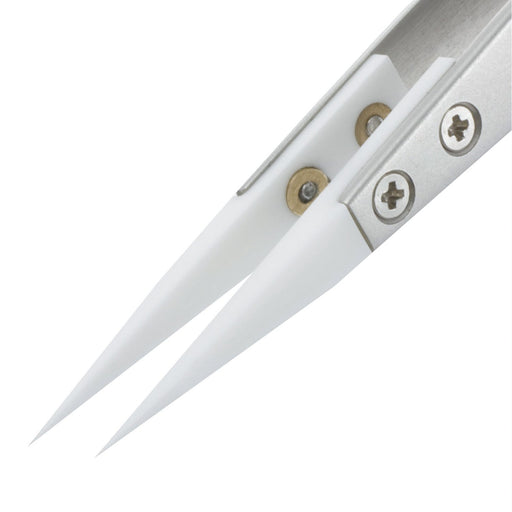 Engineer Silver Ceramic Tweezers PTZ-51/61 Precision Hand Tool-Kiichin - The #1 Place for Japanese Goods in Your Hand!
