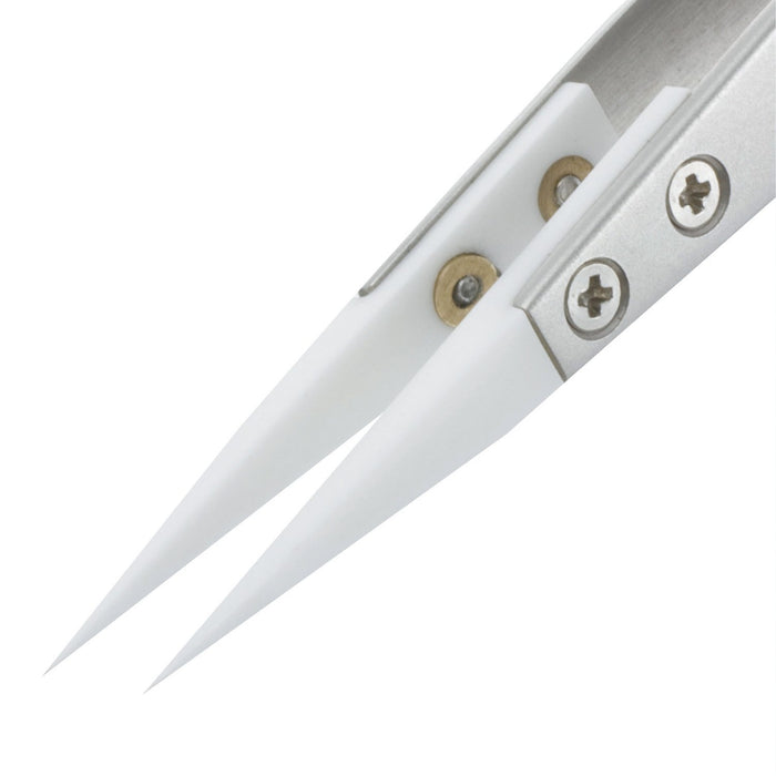 Engineer Silver Ceramic Tweezers PTZ-51/61 Precision Hand Tool-Kiichin - The #1 Place for Japanese Goods in Your Hand!