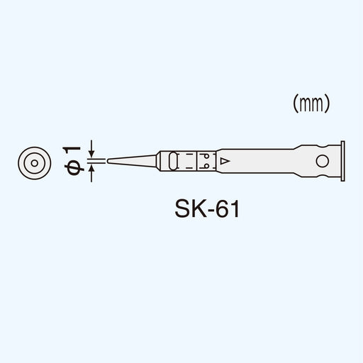 Engineer SK-61 Premium Soldering Iron Tip for SK-60 Series-Kiichin - The #1 Place for Japanese Goods in Your Hand!