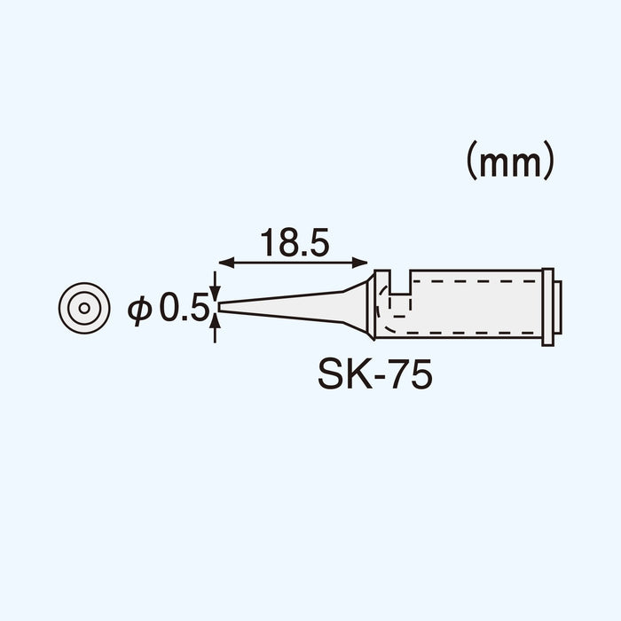 Engineer SK-75 Soldering Iron Tip Compatible with SK-70 Series-Kiichin - The #1 Place for Japanese Goods in Your Hand!
