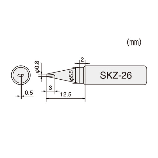 Engineer Brand SKZ-26 Soldering Iron Tip for Precision Engineering-Kiichin - The #1 Place for Japanese Goods in Your Hand!