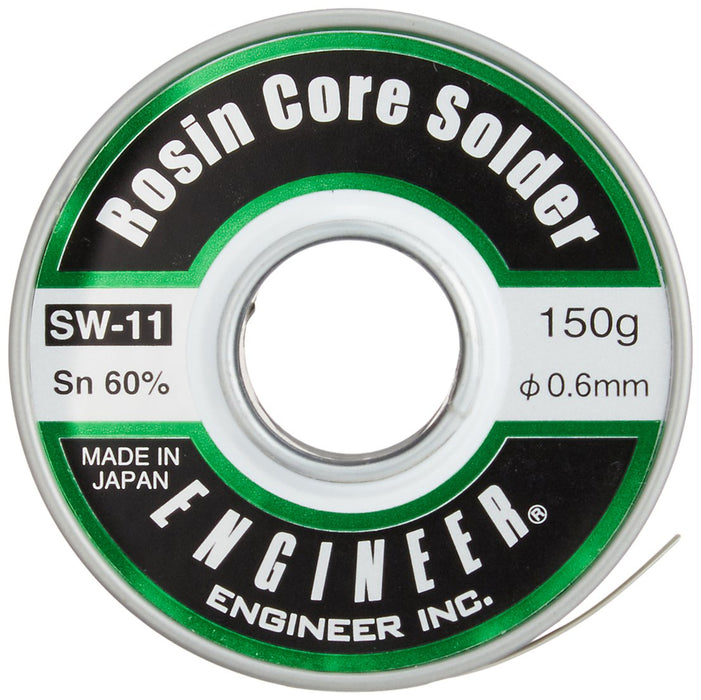 Engineer Brand SW-11 0.6mm Solder Wire 150g High-Quality Product-Kiichin - The #1 Place for Japanese Goods in Your Hand!