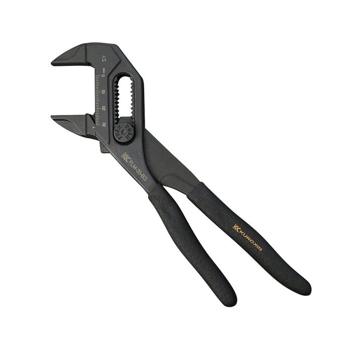 Fujiya Power Monkey Pliers 183mm Black Gold Maximum Opening 35mm