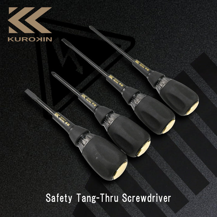 Fujiya Safety Driver Black Gold 6x150mm for Electrical and Telecom Work