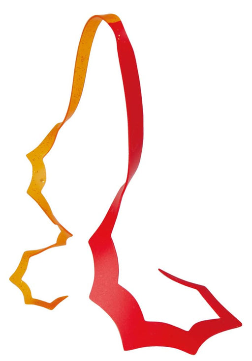 Gamakatsu Sakuragen Silicone Necktie Spiky Curly #17 Orange Silver Red-Kiichin - The #1 Place for Japanese Goods in Your Hand!