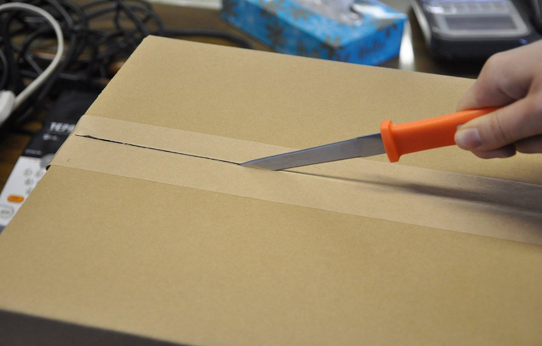 Hasegawa Knives Dan-Chan Cardboard Cutter with Cap Set of 10 DC-191C-10P-Kiichin - The #1 Place for Japanese Goods in Your Hand!