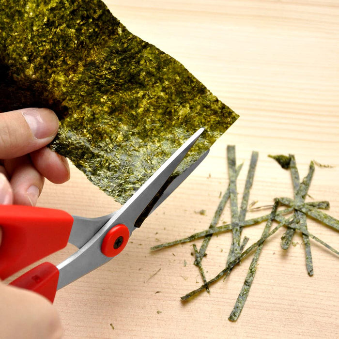 Hasegawa Knives Red Kitchen Scissors FK-190 Premium Wife's Choice Tool-Kiichin - The #1 Place for Japanese Goods in Your Hand!