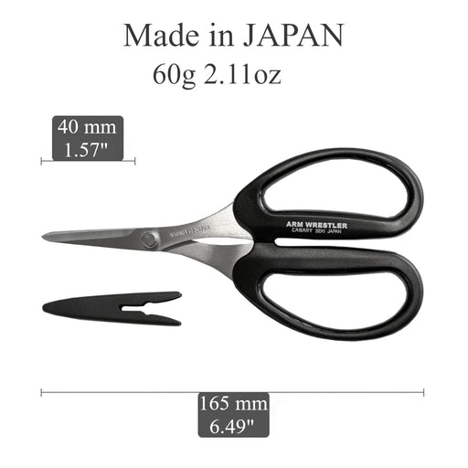 Hasegawa Knives Canary Scissors AW-165HS Arm Wrestler Straight Hard Cut Tool-Kiichin - The #1 Place for Japanese Goods in Your Hand!