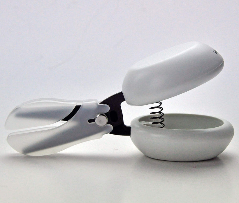 Hasegawa Harac Scissors Casta White with Cover W11xD4.5xH6cm Knives-Kiichin - The #1 Place for Japanese Goods in Your Hand!