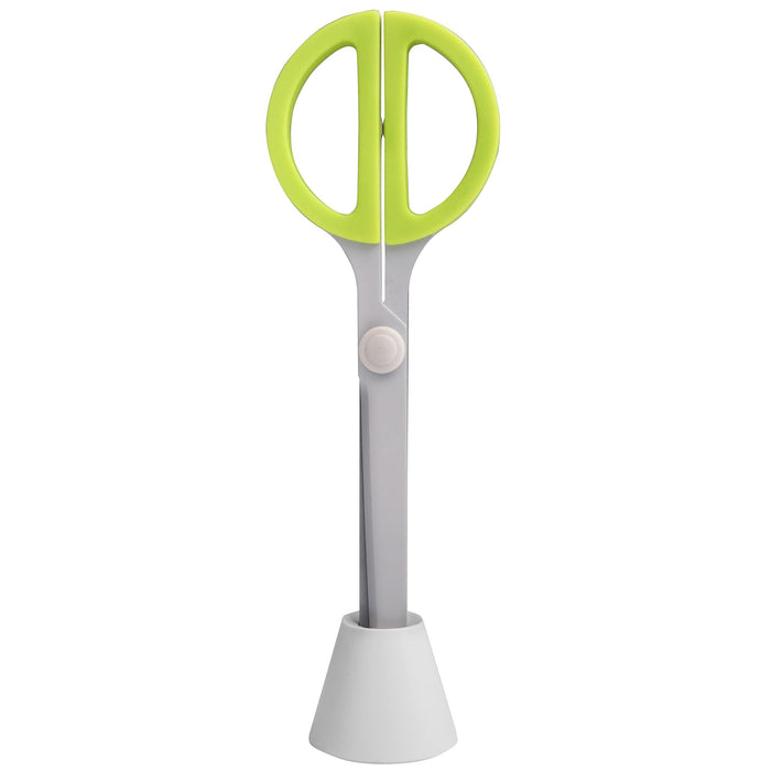 Hasegawa Knives Harac Scissors with Stand Moc White W19.3 x H4cm-Kiichin - The #1 Place for Japanese Goods in Your Hand!