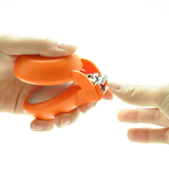 Hasegawa Knives Nail Clipper Nail+ Model in Vibrant Orange-Kiichin - The #1 Place for Japanese Goods in Your Hand!