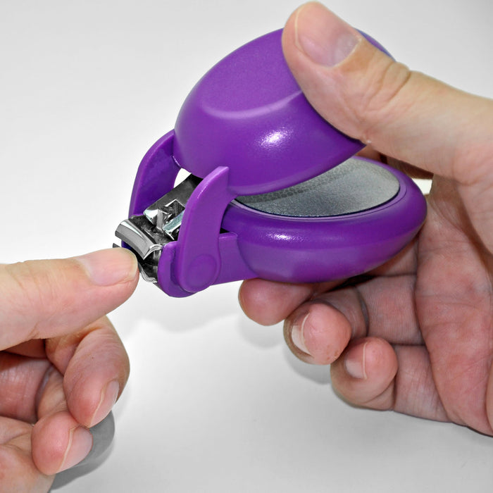 Hasegawa Knives Nail Clipper - Nail+ Purple Variant High-Quality-Kiichin - The #1 Place for Japanese Goods in Your Hand!