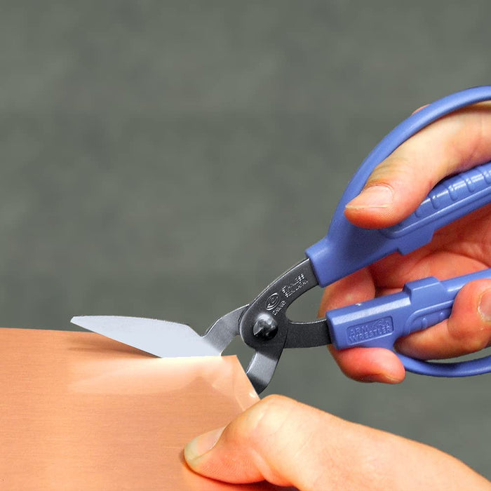 Hasegawa Knives Arm Wrestler Blue Flat Iron Scissors AWH-215-Kiichin - The #1 Place for Japanese Goods in Your Hand!