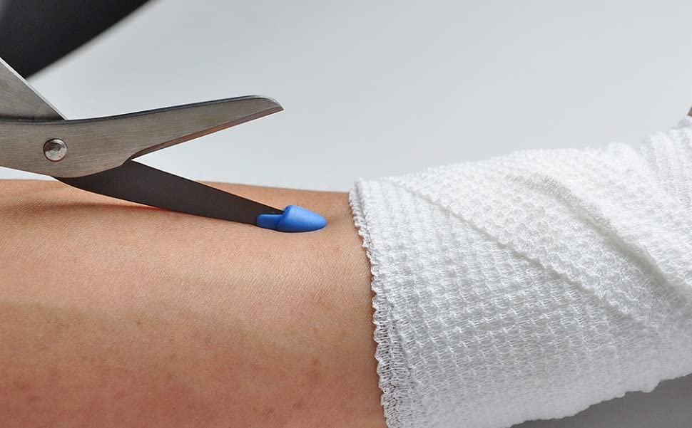 Hasegawa Knives NS-160 Blue Bond-Free Scissors with 16cm Total 4.5cm Blade Length-Kiichin - The #1 Place for Japanese Goods in Your Hand!