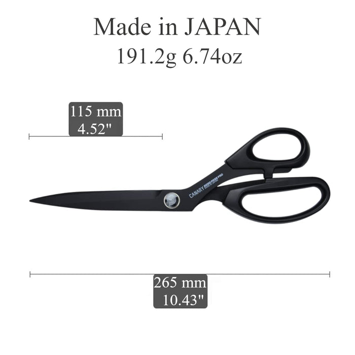 Hasegawa Knives Pro Black Scissors SE-265F 26.5cm Total Length 11.5cm Blade Length-Kiichin - The #1 Place for Japanese Goods in Your Hand!