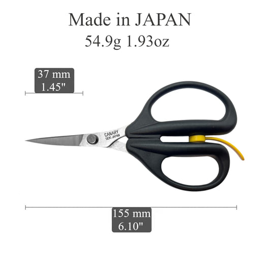 Hasegawa Knives Arm Wrestler AW-165TC Thin Curved Blade Scissors-Kiichin - The #1 Place for Japanese Goods in Your Hand!