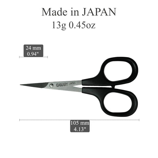 Hasegawa Knives DSB-100 Extra Fine Design Black Bond-Free Scissors-Kiichin - The #1 Place for Japanese Goods in Your Hand!