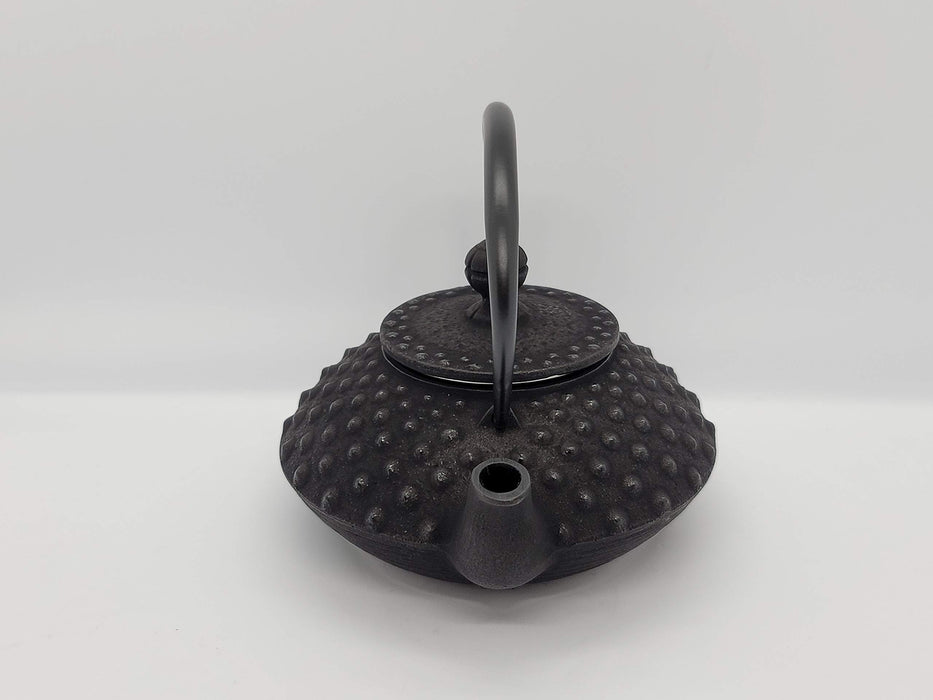 Iwachu Teapot 0.35L Black Enameled Nambu Ironware Arare Design 12041-Kiichin - The #1 Place for Japanese Goods in Your Hand!