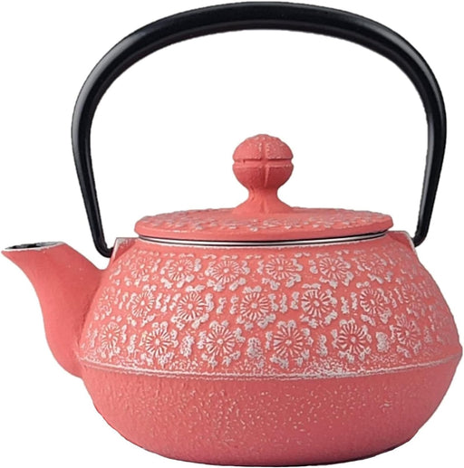 Iwachu Teapot Sakura Pink 0.32L Enameled Interior Nambu Ironware-Kiichin - The #1 Place for Japanese Goods in Your Hand!