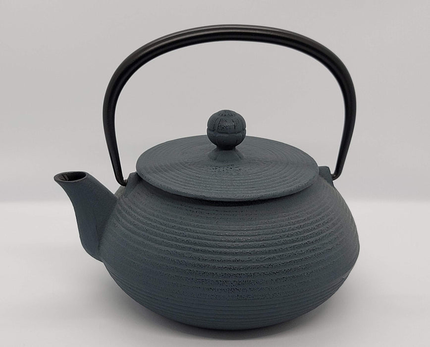 Iwachu Nambu Ironware Teapot 0.65L Damman Blue Enamel Interior-Kiichin - The #1 Place for Japanese Goods in Your Hand!