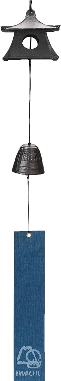 Iwachu Black Nambu Ironware Small Hanging Lantern Wind Chime 27102-Kiichin - The #1 Place for Japanese Goods in Your Hand!