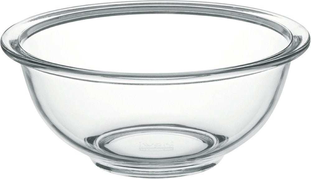 Iwaki 1.5L Heat-Resistant Glass Bowl 21.3Cm Microwave/Oven/Dishwasher Safe