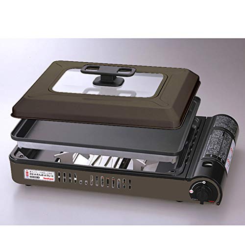 Iwatani Cassette Gas Hot Plate Yakijozusan Alpha Brown Cb-Ghp-A-Br-Kiichin - The #1 Place for Japanese Goods in Your Hand!