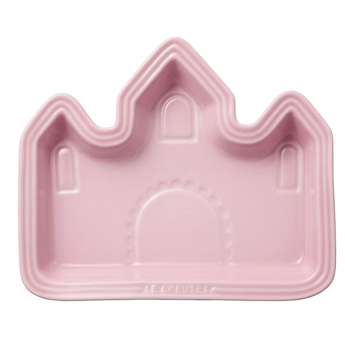 Le Creuset Milky Pink Baby Lunch Plate Castle Microwave Safe for Girls