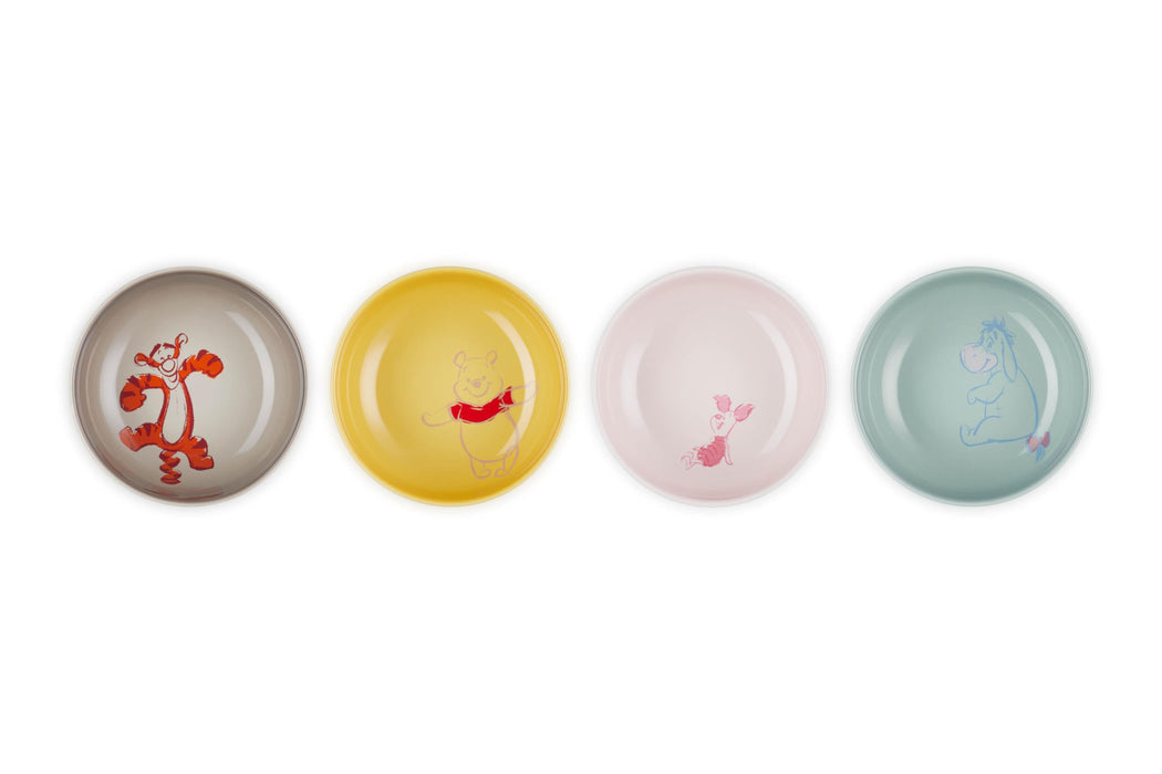 Le Creuset Disney Winnie The Pooh Dish Set 13cm Pack of 4 Official Japan-Kiichin - The #1 Place for Japanese Goods in Your Hand!