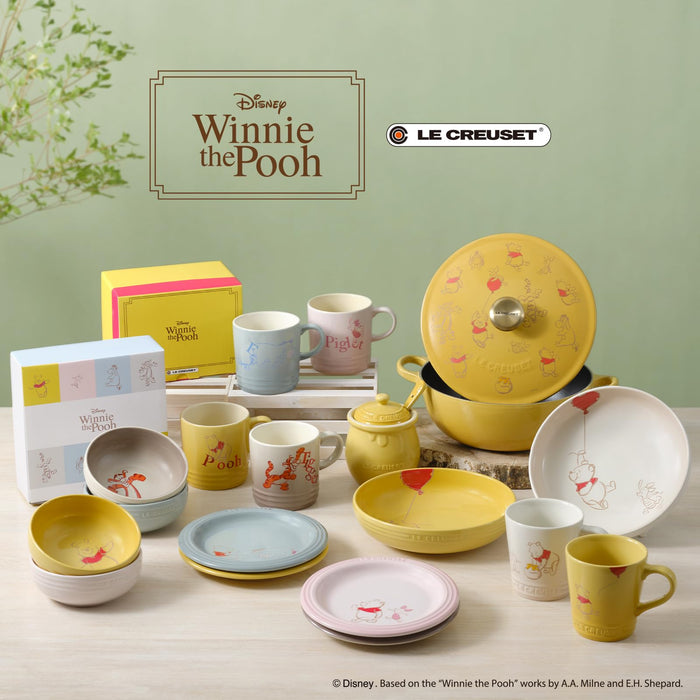 Le Creuset Disney Winnie The Pooh Dish Set 13cm Pack of 4 Official Japan-Kiichin - The #1 Place for Japanese Goods in Your Hand!
