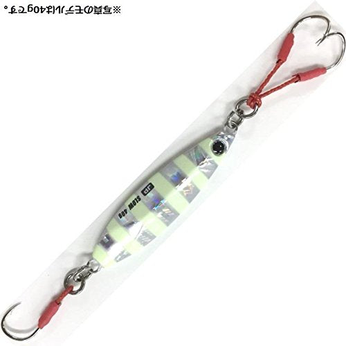Major Craft Jigpara Shore Slow 40G Zebra Glow Jig Model #07-Kiichin - The #1 Place for Japanese Goods in Your Hand!