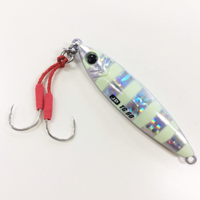 Major Craft Jigpara Metal Jig 60g Zebra Glow JPTG-60#7-Kiichin - The #1 Place for Japanese Goods in Your Hand!