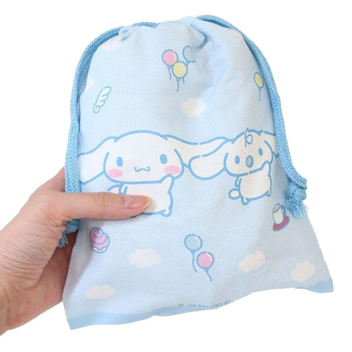 Maruyoshi Character Kids Drawstring Bag S Jcn650 Sax Blue-Kiichin - The #1 Place for Japanese Goods in Your Hand!