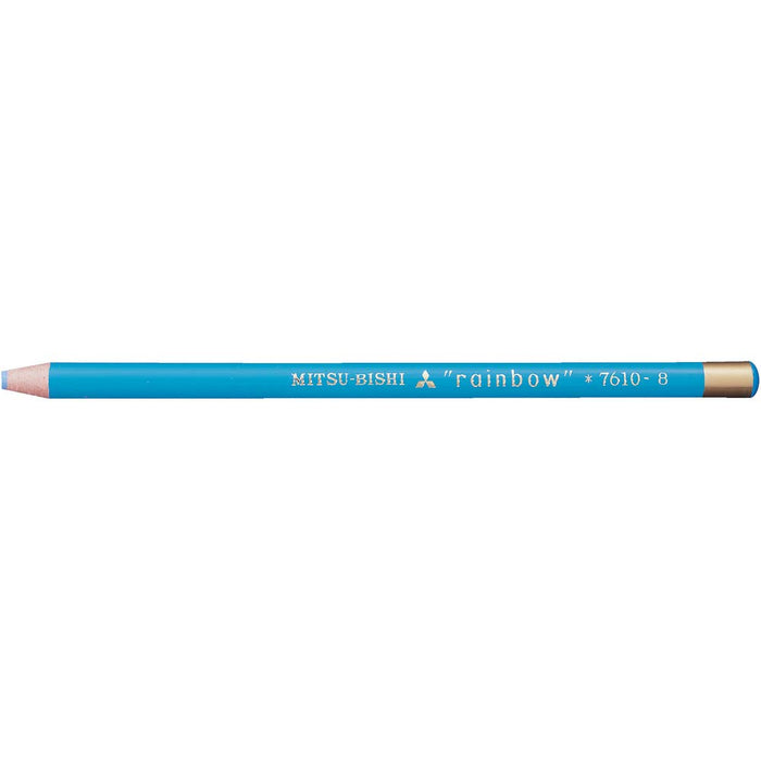 Mitsubishi Pencil No.7610 Light Blue Colored Pencils Aqueous Dermatograph 1 Dozen-Kiichin - The #1 Place for Japanese Goods in Your Hand!