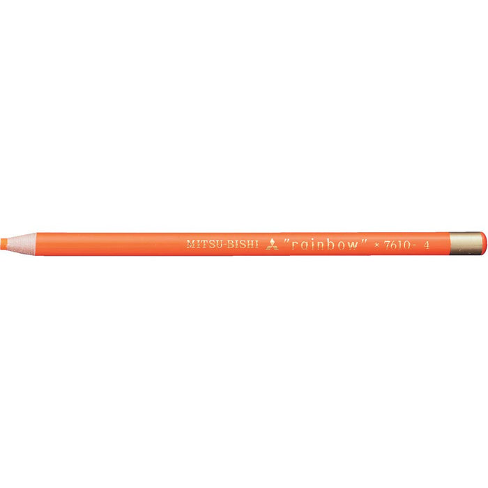 Mitsubishi Pencil No.7610 - Pack of 12 Orange Aqueous Colored Pencils-Kiichin - The #1 Place for Japanese Goods in Your Hand!