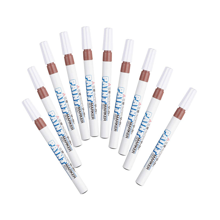 Mitsubishi Pencil Fine Point Paint Marker - Brown 10 Piece Set Px21.21-Kiichin - The #1 Place for Japanese Goods in Your Hand!