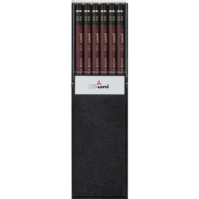 Mitsubishi Pencil High Uni 2H - Pack of 12 Superior Quality Pencils-Kiichin - The #1 Place for Japanese Goods in Your Hand!