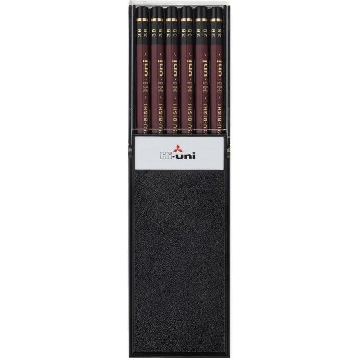 Mitsubishi Pencil High Uni 3B - Pack of 12 Premium Quality Pencils-Kiichin - The #1 Place for Japanese Goods in Your Hand!