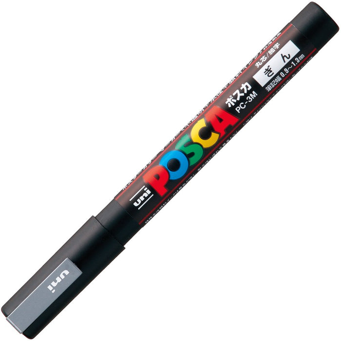 Mitsubishi Pencil Fine Point Water-Based Posca Pen Silver - 10 Pieces Set-Kiichin - The #1 Place for Japanese Goods in Your Hand!