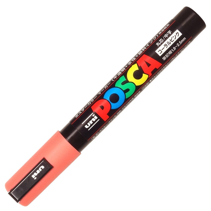 Mitsubishi Pencil Posca Coral Pink 10 Pc Water-Based Medium Point Pens-Kiichin - The #1 Place for Japanese Goods in Your Hand!