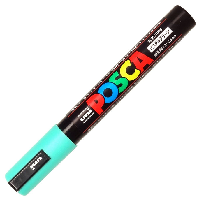 Mitsubishi Pencil Posca Medium Point Water-Based Pen Pastel Green 10 Pieces-Kiichin - The #1 Place for Japanese Goods in Your Hand!