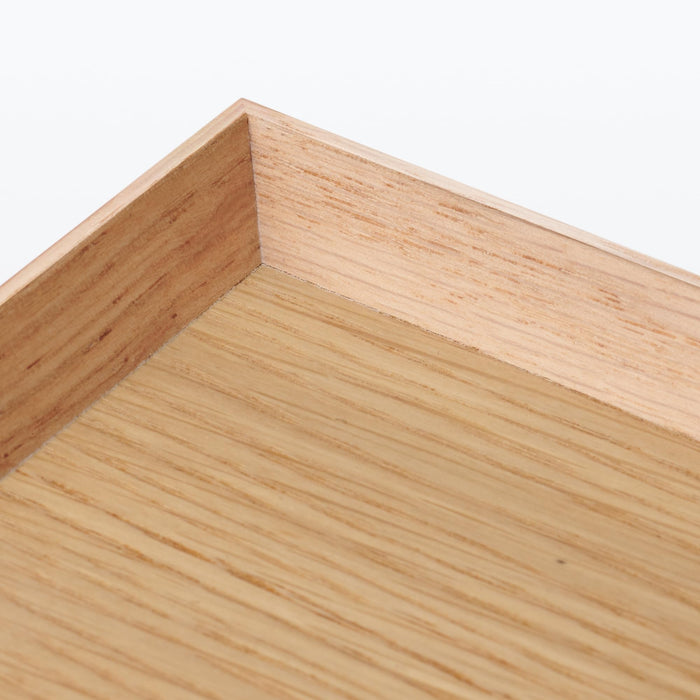 Muji Wooden Square Tray Natural 40.5x30.5x2cm Durable and Stylish
