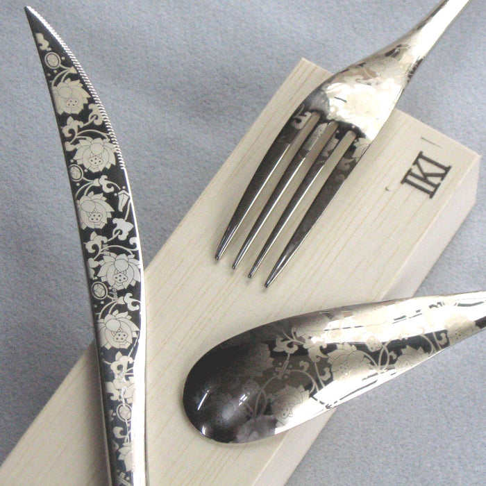 Nagao Iki Dinner Knife 22.5cm Stainless Steel with Wooden Box Japan Made-Kiichin - The #1 Place for Japanese Goods in Your Hand!